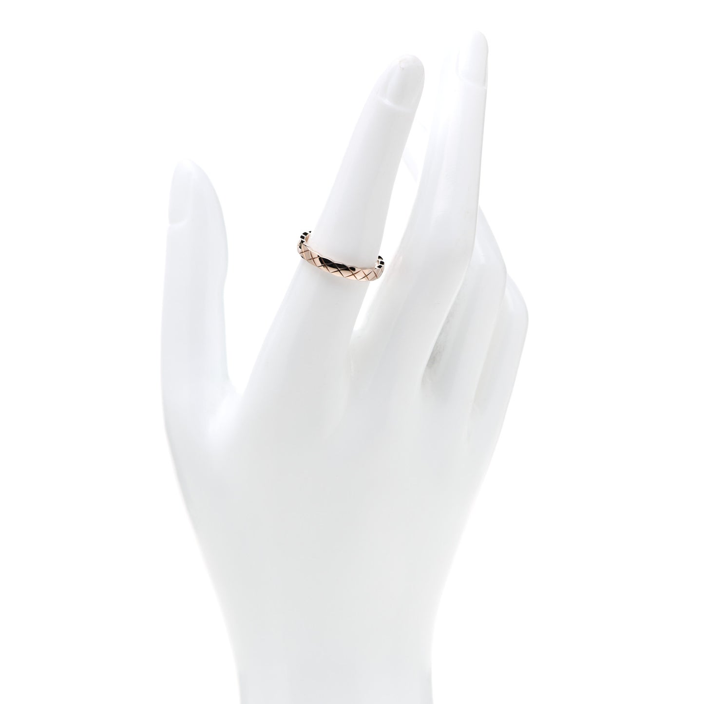 18K Beige Gold Mini Coco Crush Ring 55 7