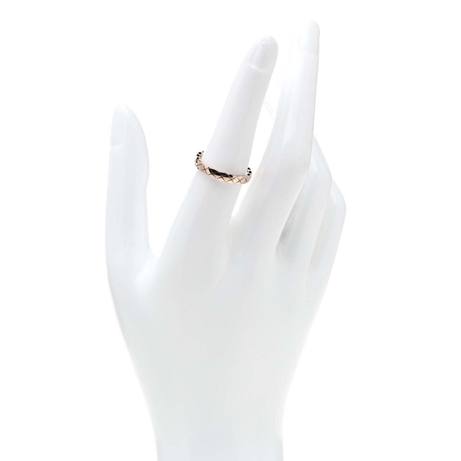 Chanel 18K Beige Gold Mini Coco Crush Ring 55 7 2 of 6