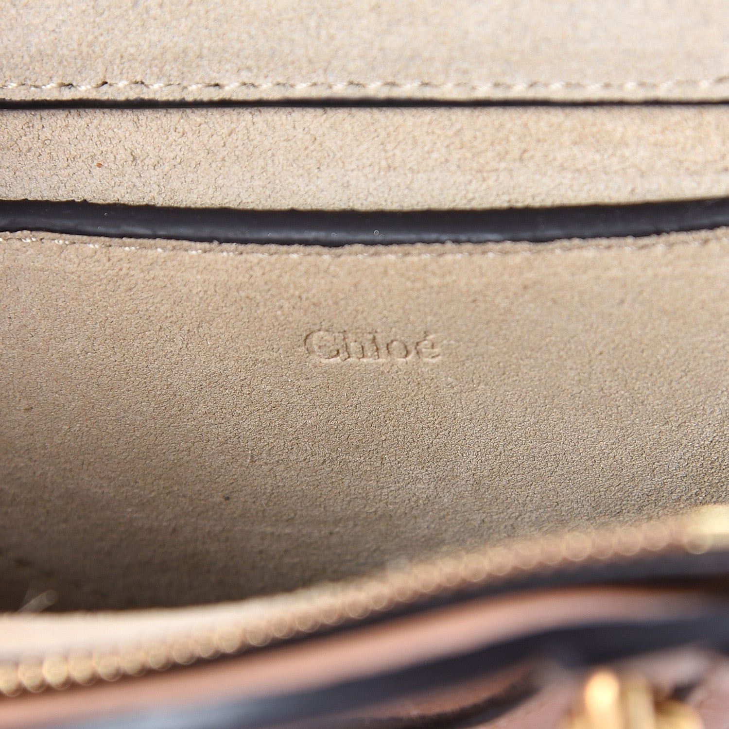 Chloe Goatskin Suede Mini Pixie Bag Nougat 5 of 7