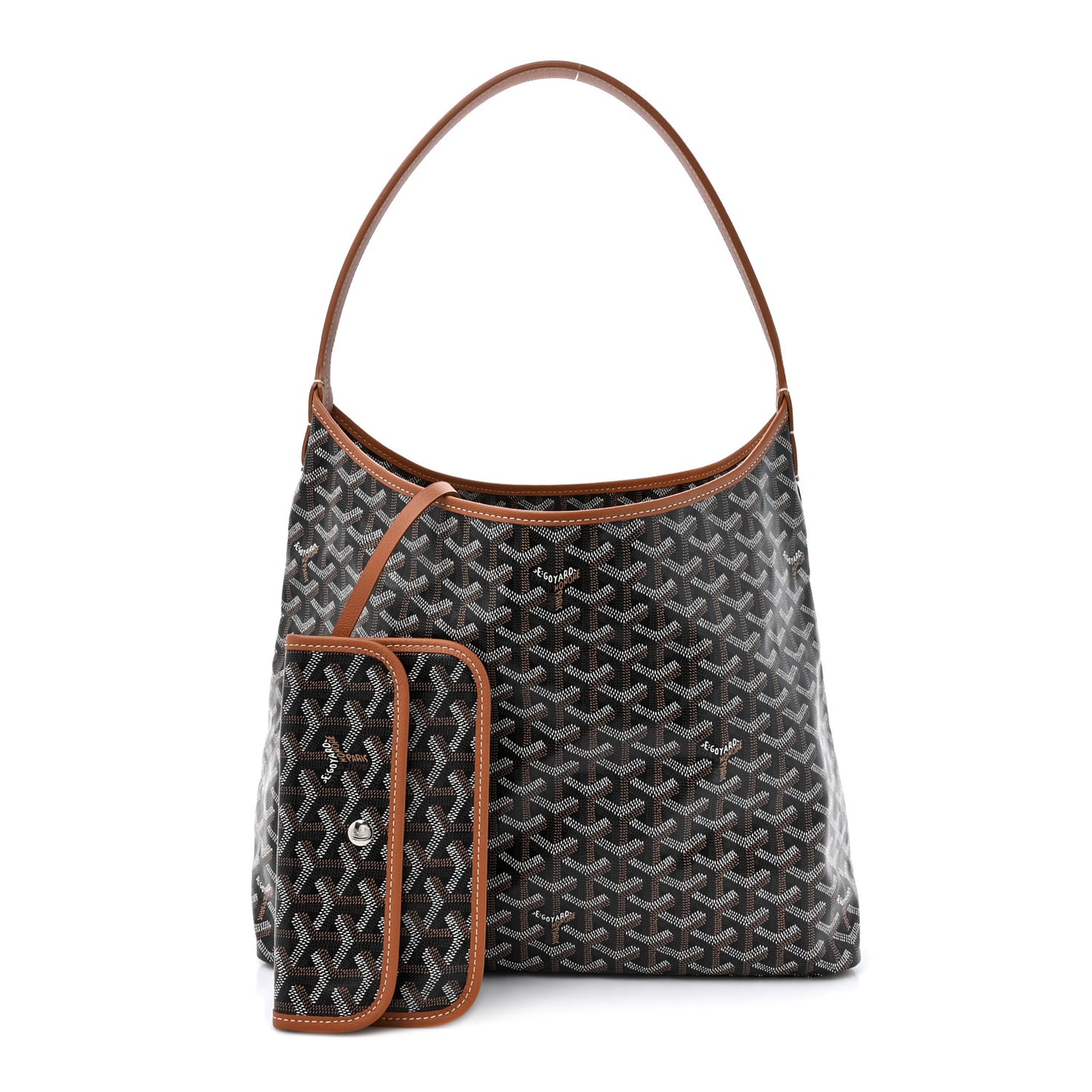 Goyardine Boheme Hobo Black Gold