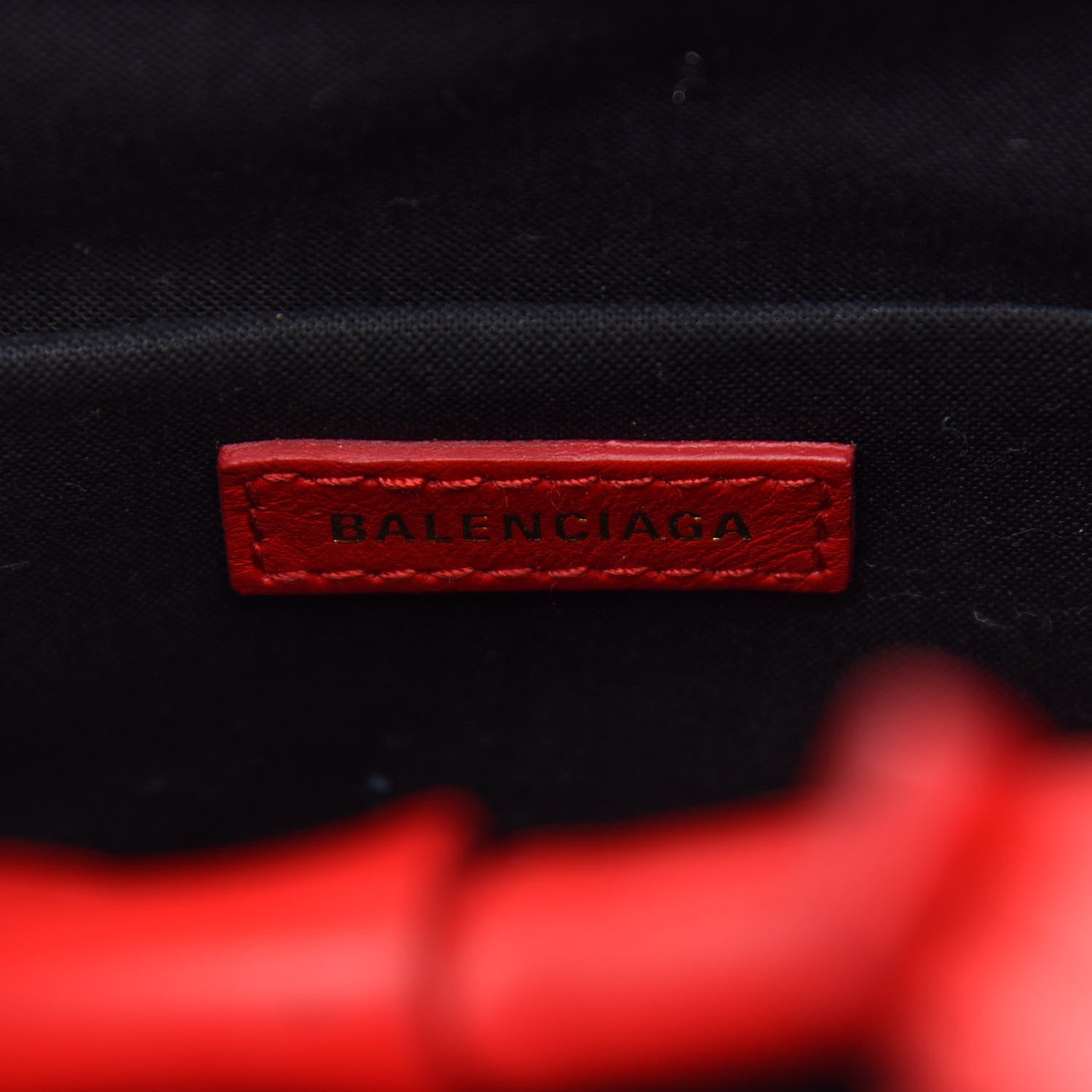 Balenciaga Nappa Calfskin Quilted Touch B Bucket Bag Bright Red 6 of 9