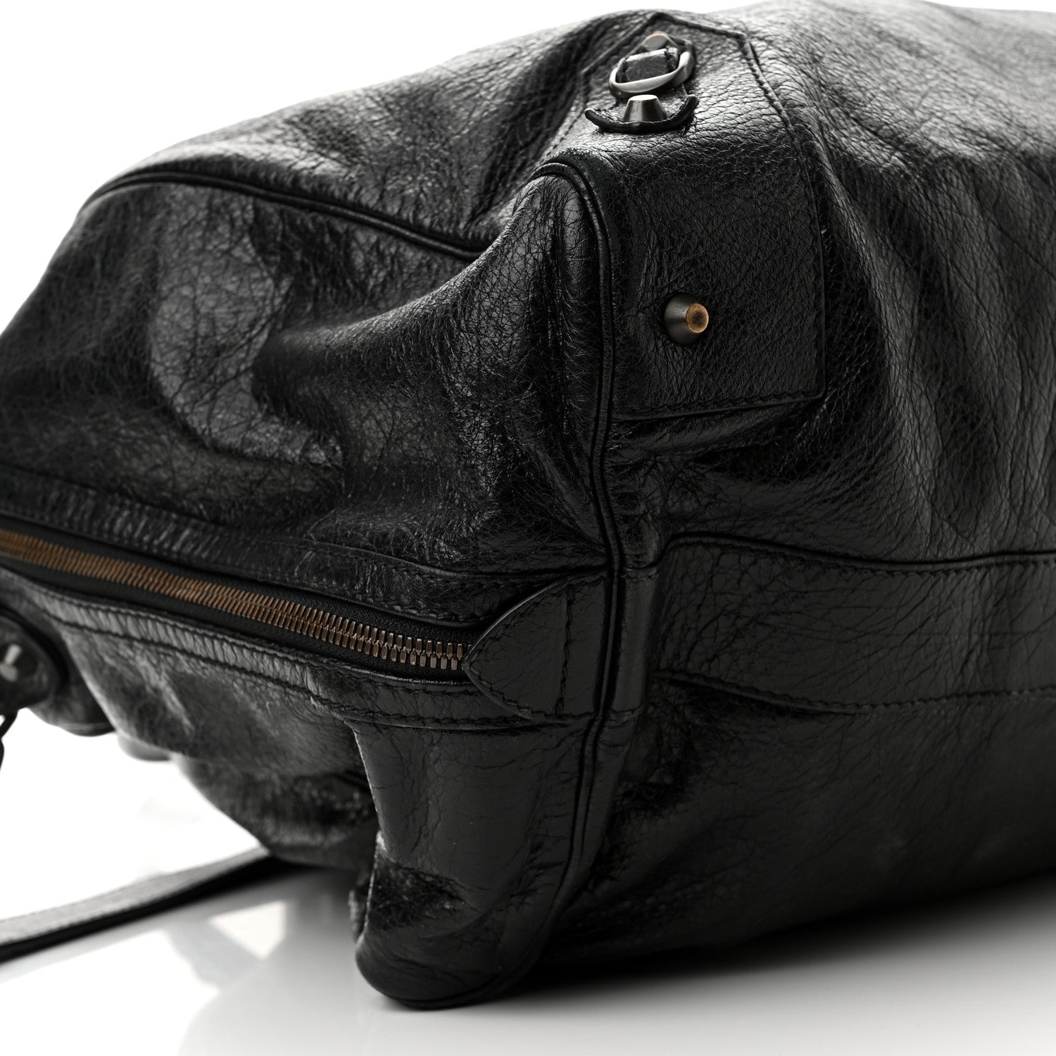 Balenciaga Agneau 24Hour Voyage Travel Bag Black 8 of 11