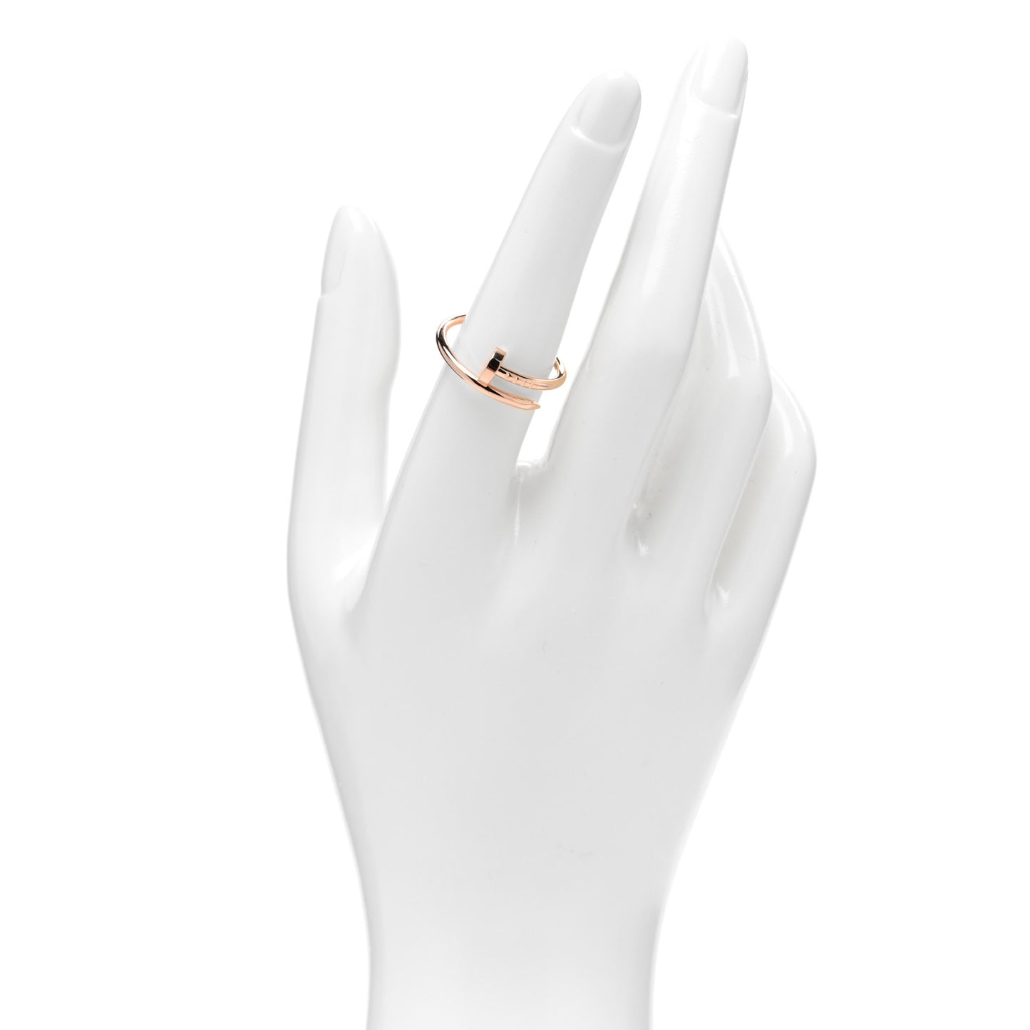 18K Pink Gold Small Juste Un Clou Ring 55 7.25