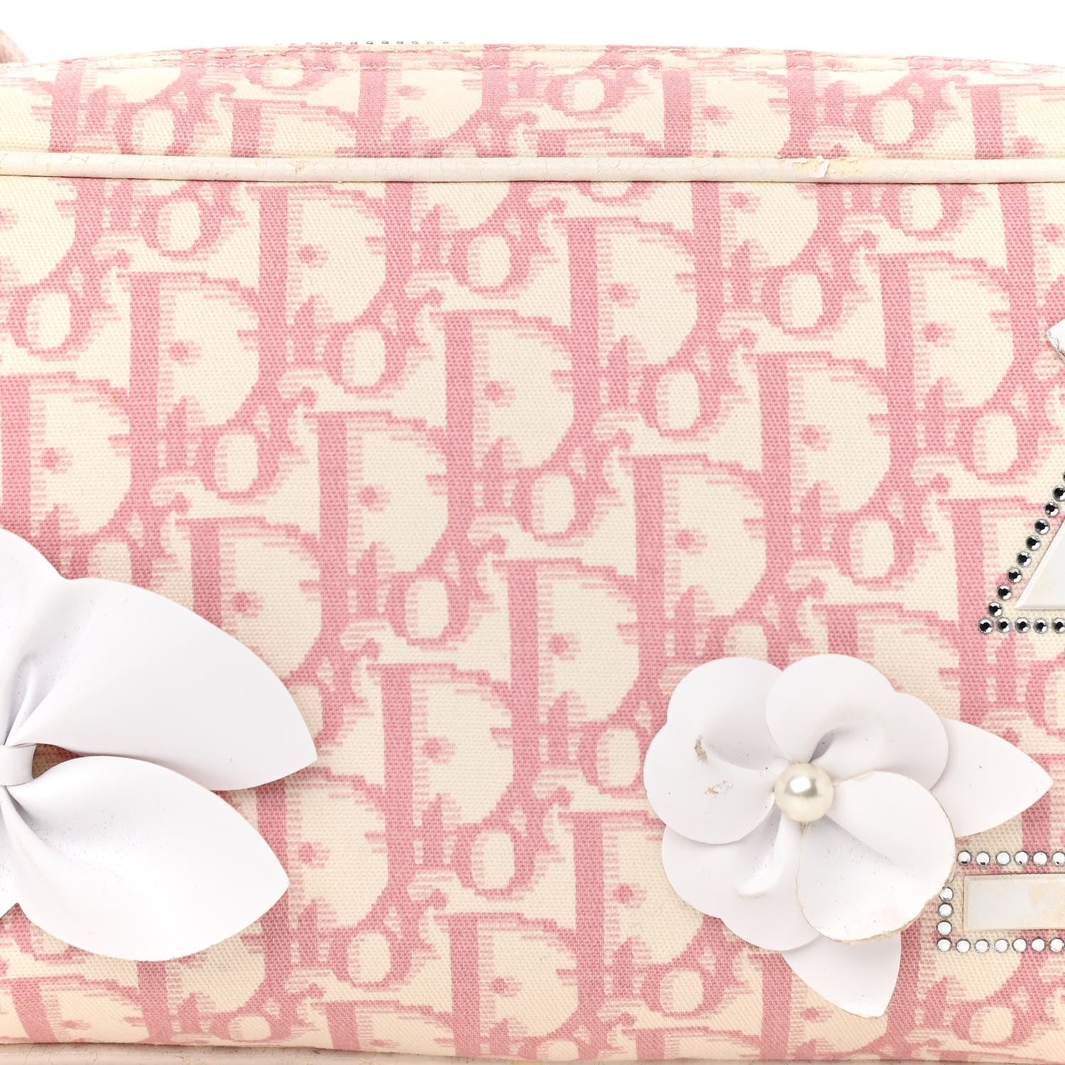 Christian Dior Monogram Girly Shoulder Bag Pink 9 of 16