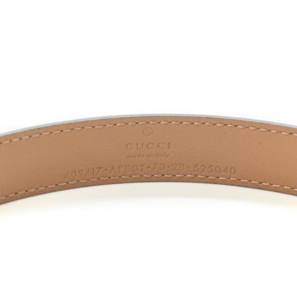 Gucci Moon Calfskin Double G 20mm Belt 70 28 Natural Tan 3 of 6