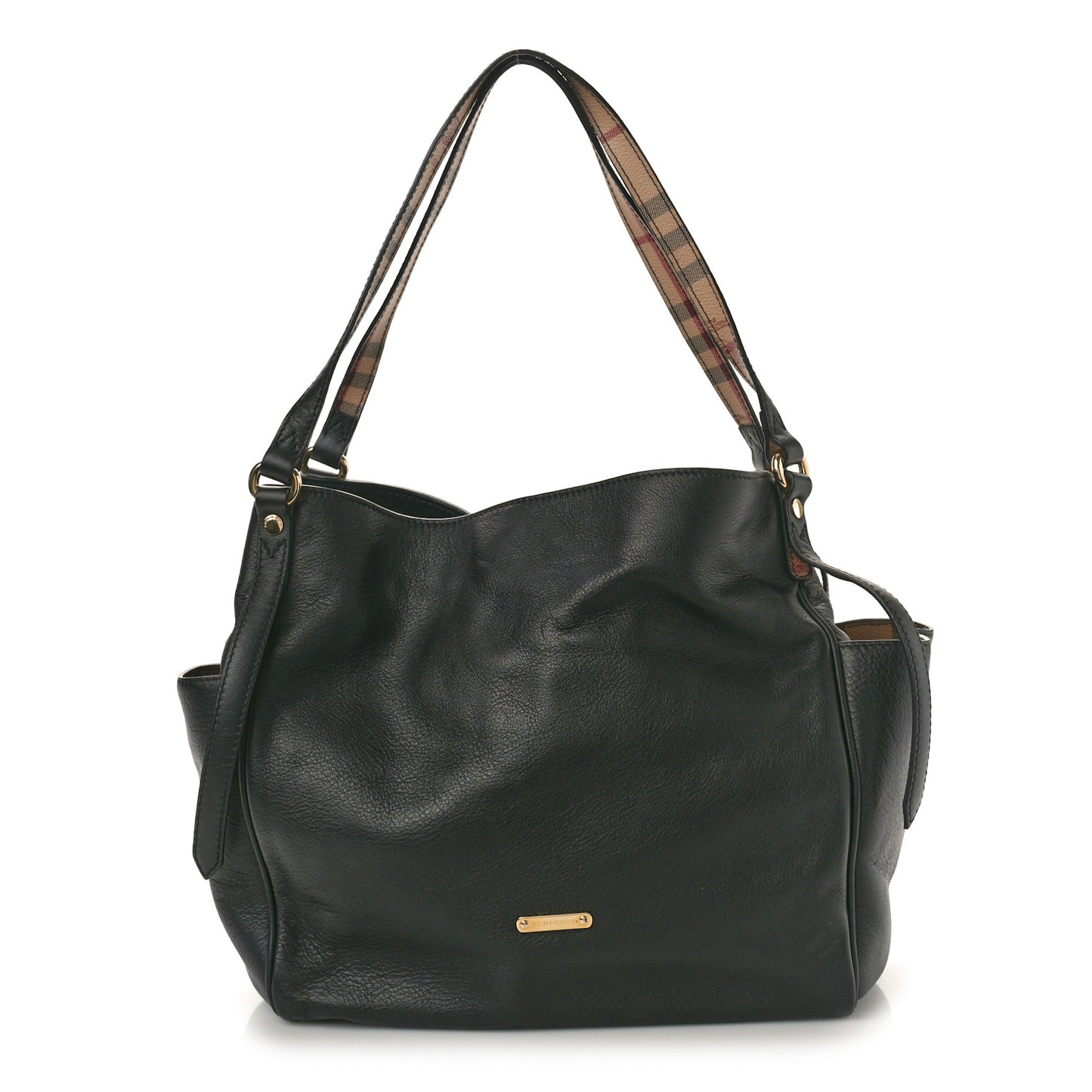 Calfskin Small Canterbury Tote Black