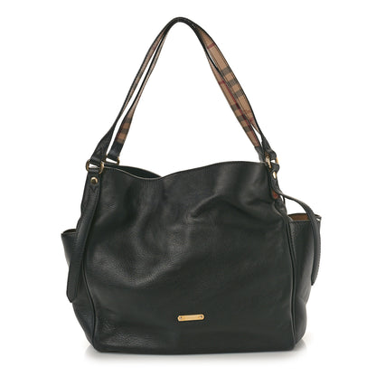 Burberry Calfskin Small Canterbury Tote Black 1 of 9