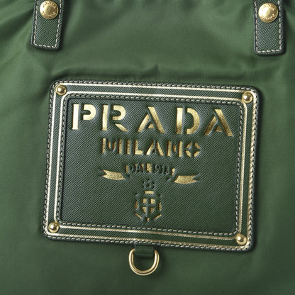 Prada Tessuto Nylon Oro Tote Larice 9 of 9