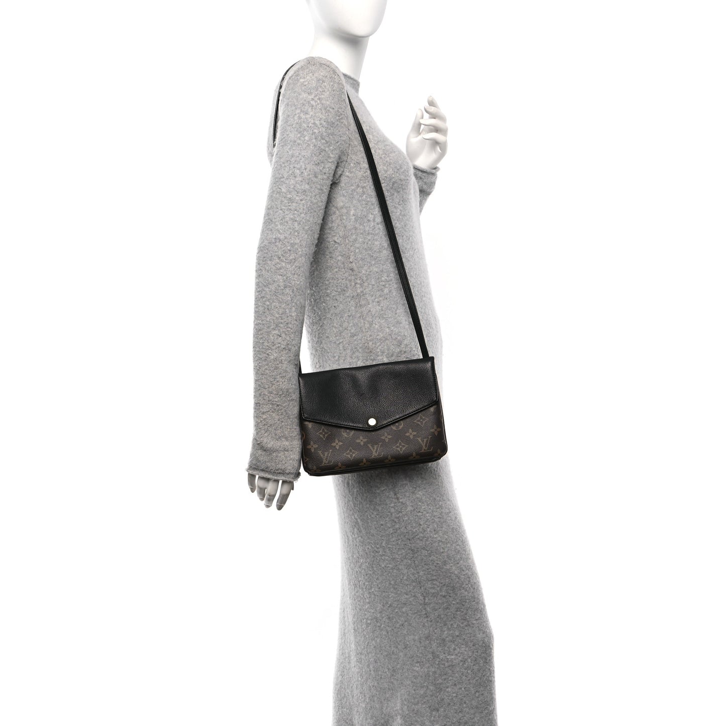 Monogram Twice Pochette Black