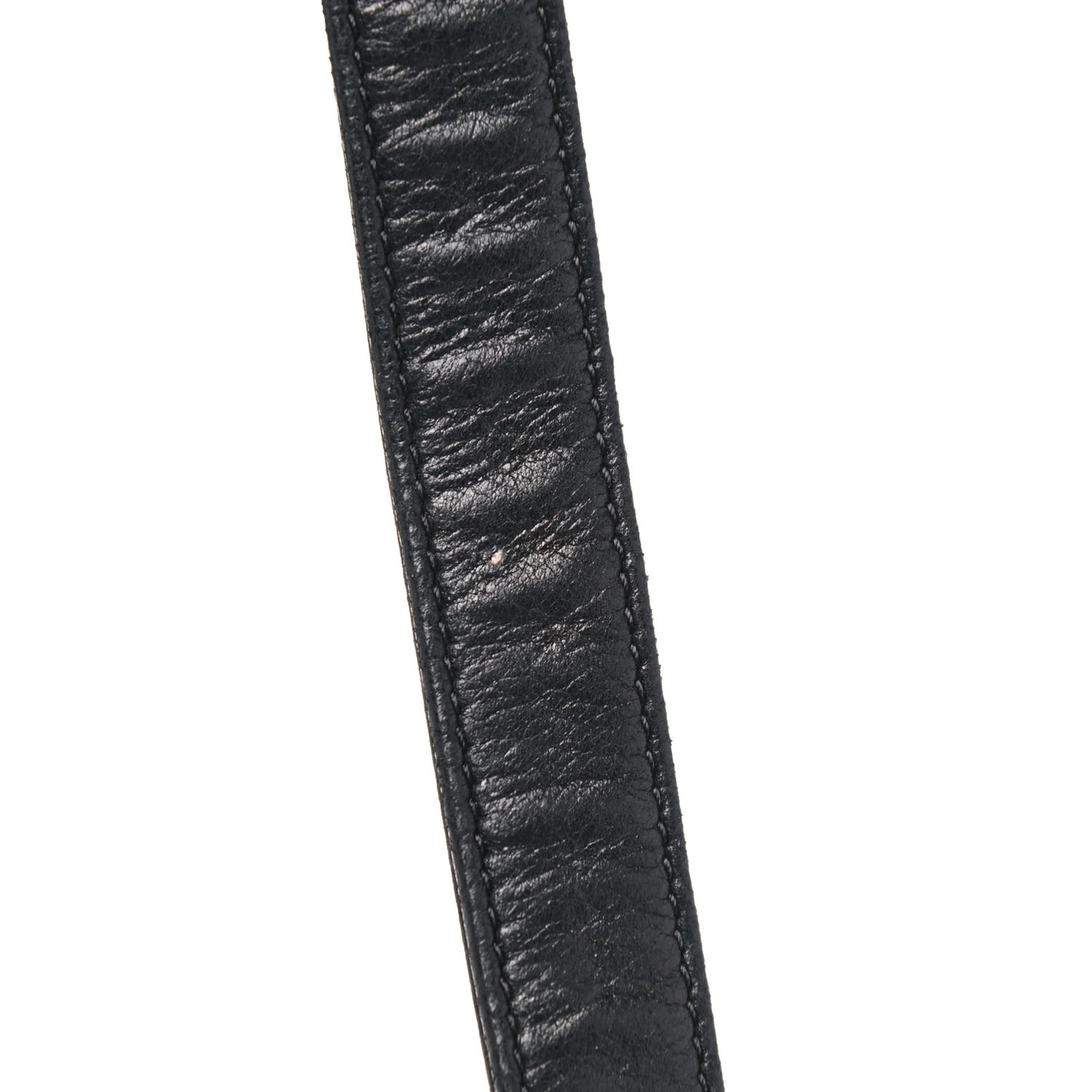 Calfskin Quilted Small Boy Flap Black