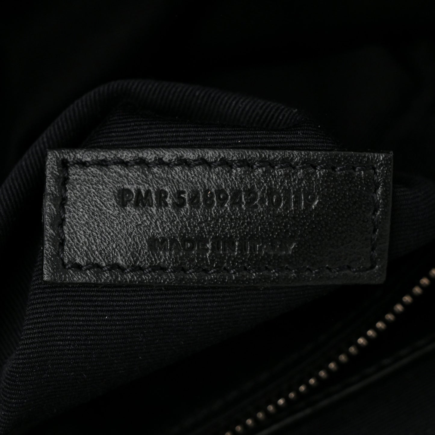 Crinkled Calfskin Monogram Medium Niki Chain Satchel Black