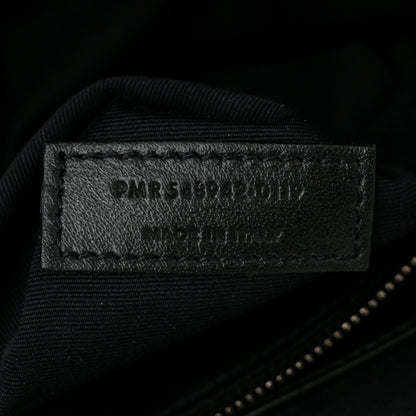 Saint Laurent Crinkled Calfskin Monogram Medium Niki Chain Satchel Black 7 of 10
