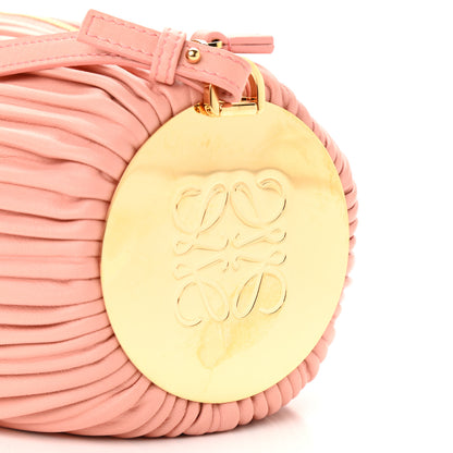 Loewe Lambskin Pleated Bracelet Pouch Shoulder Bag Blossom 6 of 8