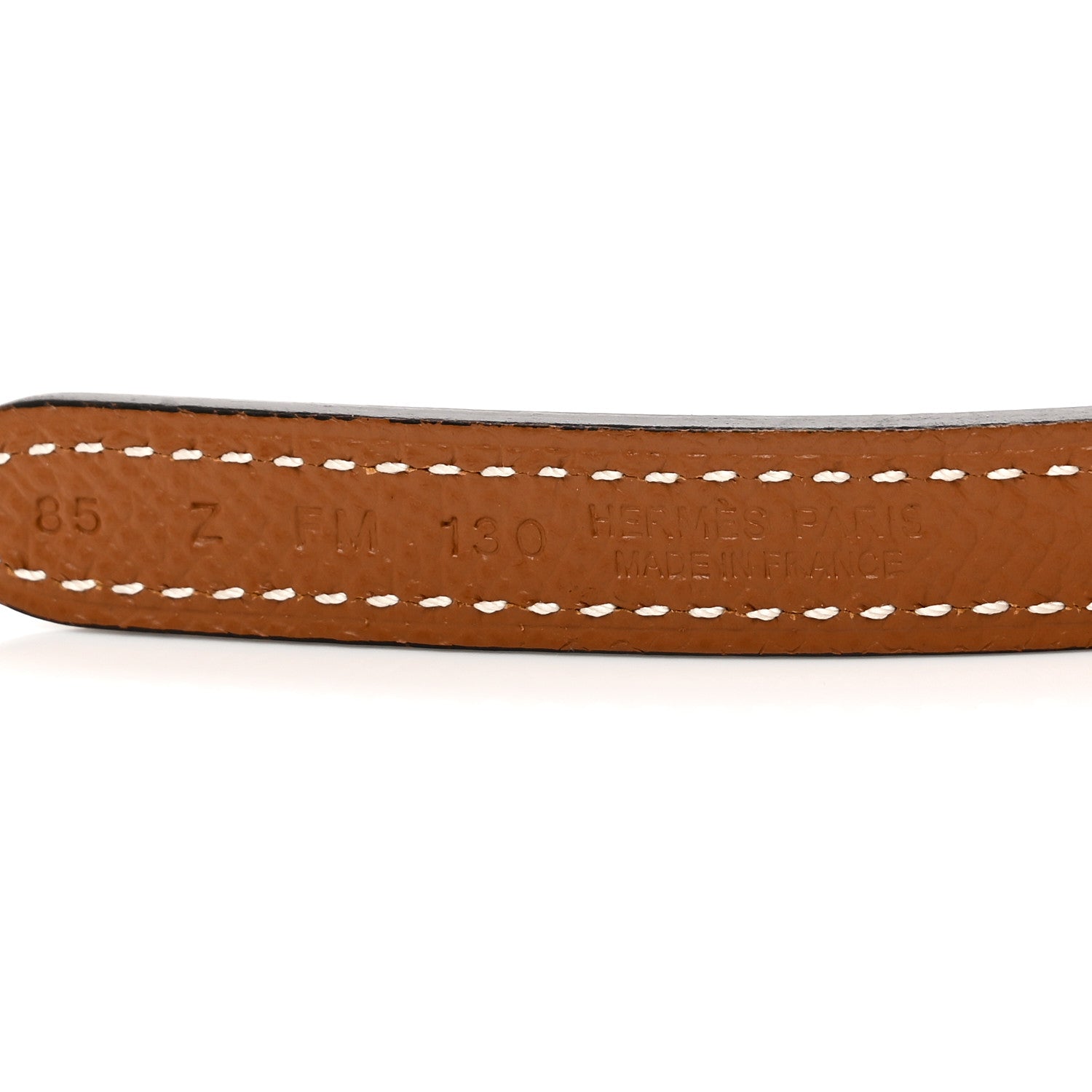 HERMES 革ベルト Hermes Mini Belt - 2 sided(Black/Orange) by Hermes - Pickle