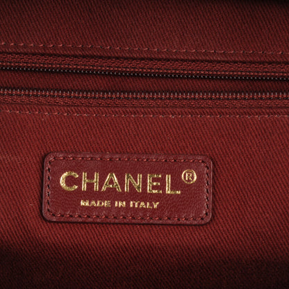 Chanel Crumpled Grained Calfskin Quilted Maxi Shiva Flap Beige 6 of 7