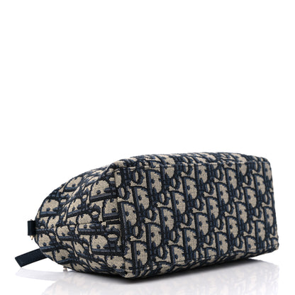 Christian Dior Oblique Medium Diortravel Nomad Pouch Blue 4 of 9