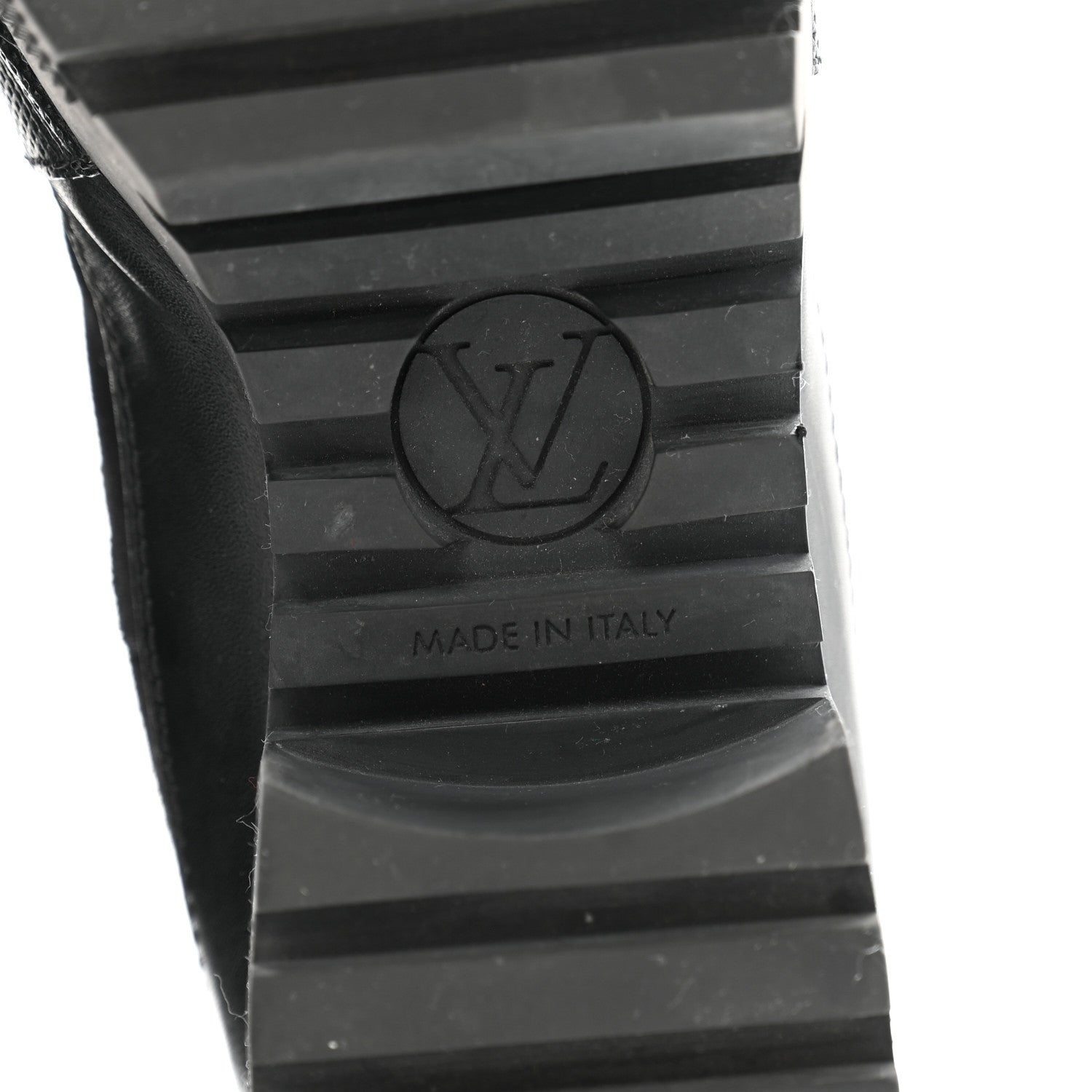 Louis Vuitton Suede Calfskin Monogram LV Black Heart Laureate Platform Desert Boots 41 Black 8 of 13