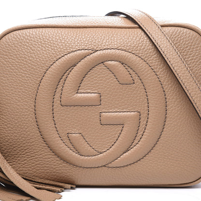 Gucci Pebbled Calfskin Small Soho Disco Bag Camelia 10 of 10