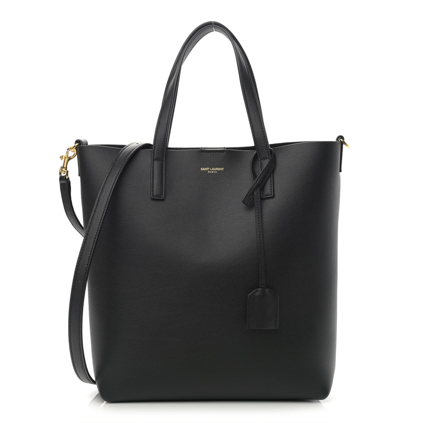 Calfskin Toy Shopping Tote Black