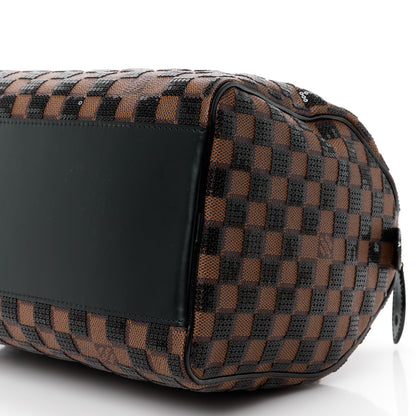 Louis Vuitton Damier Paillettes Speedy 30 Black 14 of 15