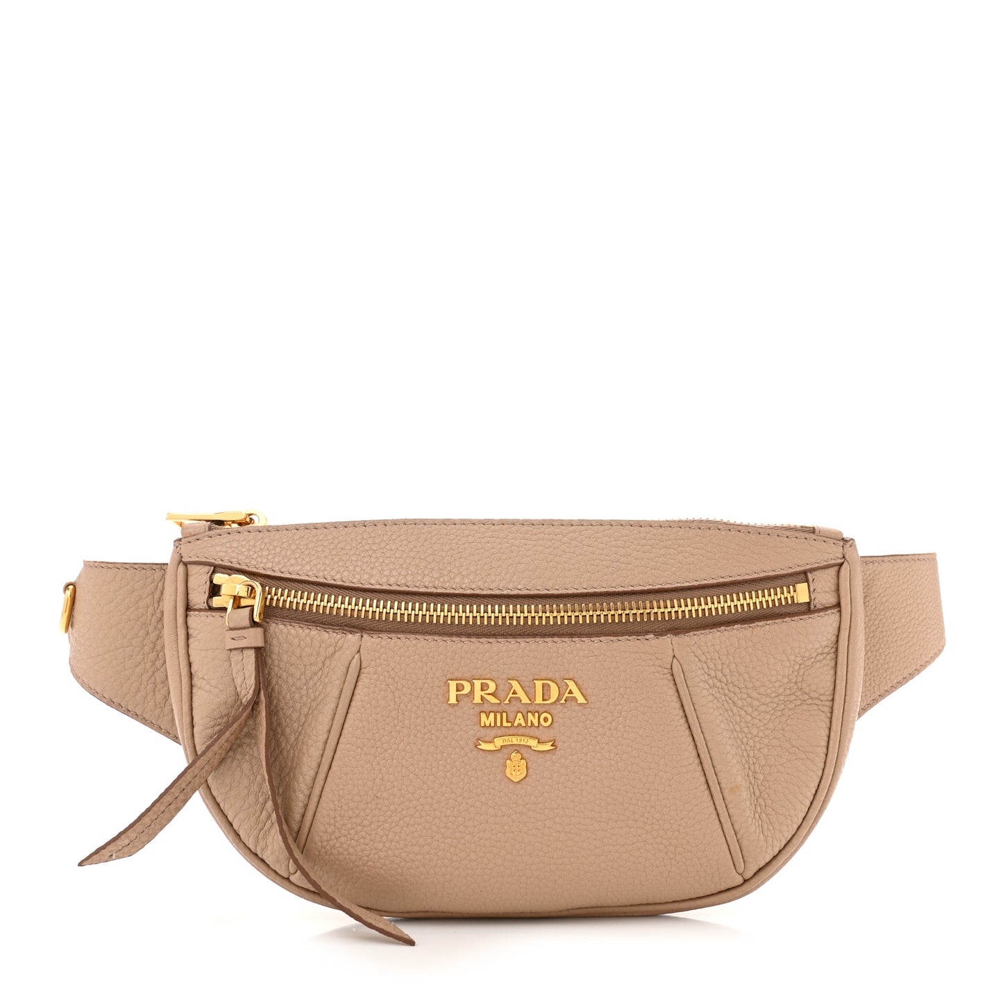 Vitello Daino Small Belt Bag Cammeo