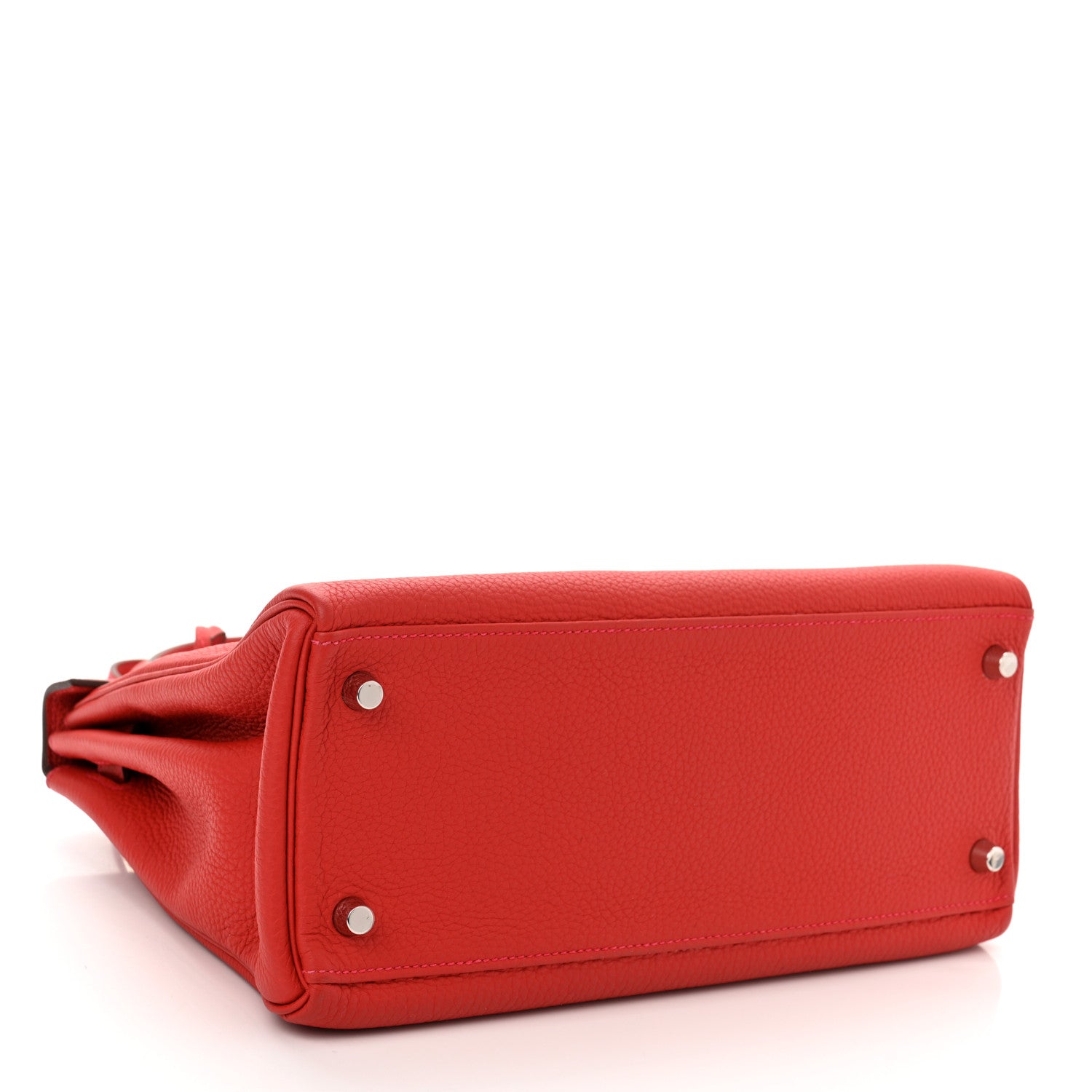 Hermes Togo Kelly Retourne 28 Rouge Casaque 4 of 14