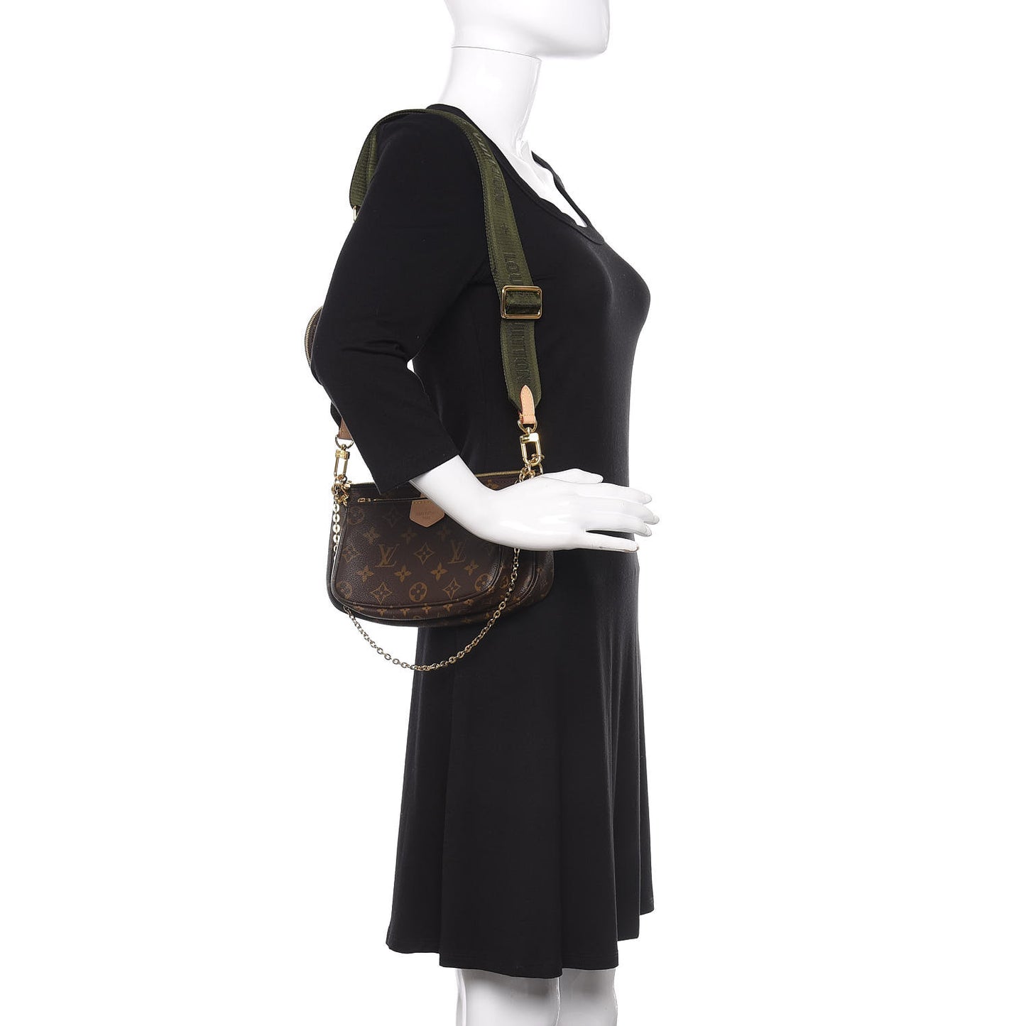 Monogram Multi Pochette Accessories Kaki