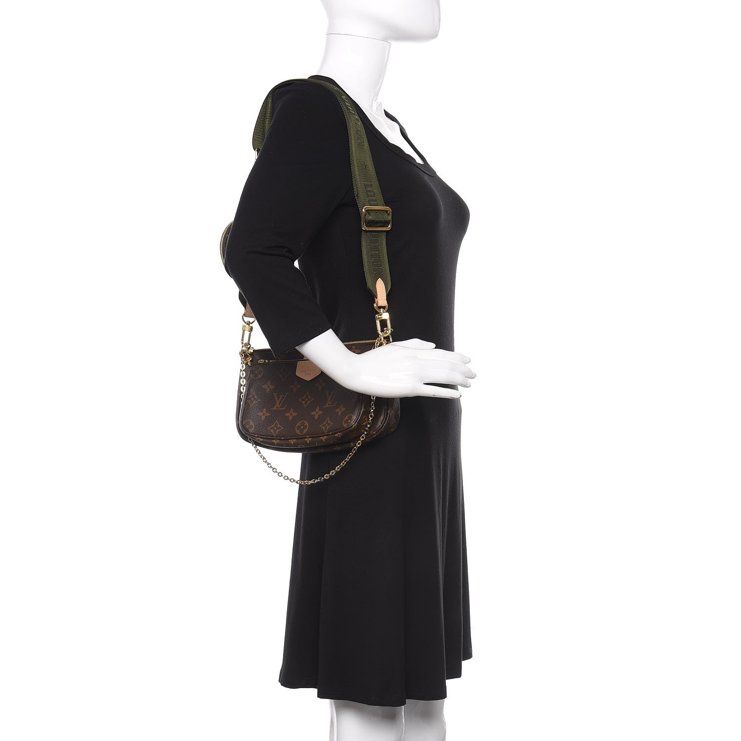 Louis Vuitton Monogram Multi Pochette Accessories Kaki 2 of 12