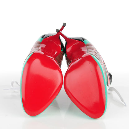 Christian Louboutin Kid Jazz Calfskin Boltina 120 Booties 38.5 Opaline Cuoio 6 of 9