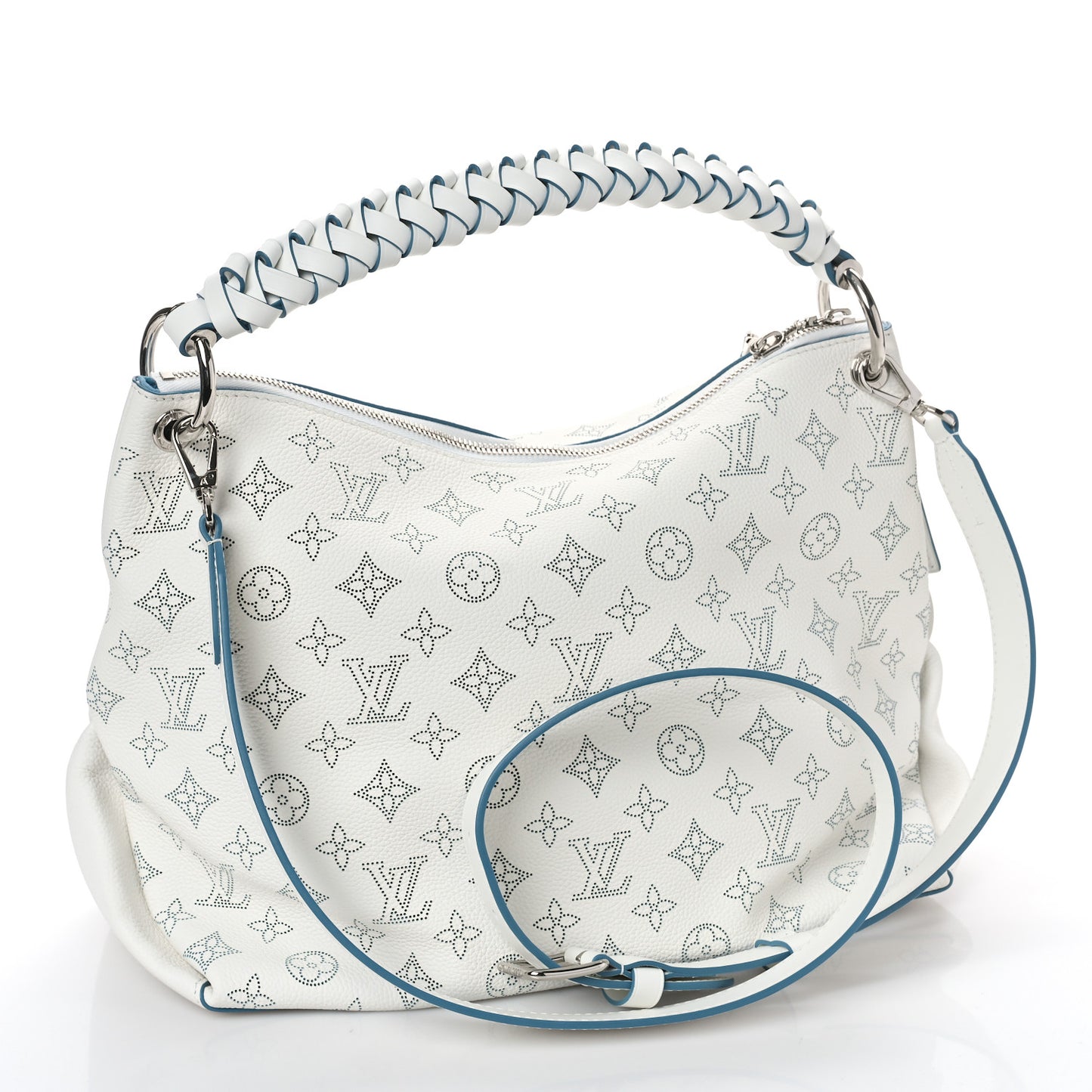 Mahina Beaubourg Hobo MM Snow Orage Blue