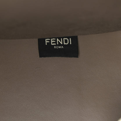 Fendi Vitello King Plexiglass Elaphe Python Print Logo Medium Fendi Sunshine Shopper Tote Tartufo Daisy Roccia 7 of 10