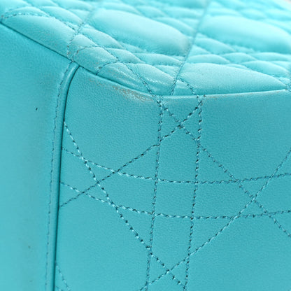 Christian Dior Lambskin Cannage Large Miss Dior Flap Turquoise 8 of 9