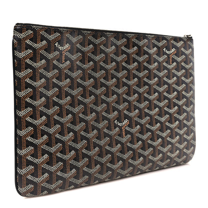Goyard Goyardine Senat Pochette MM Black 3 of 8
