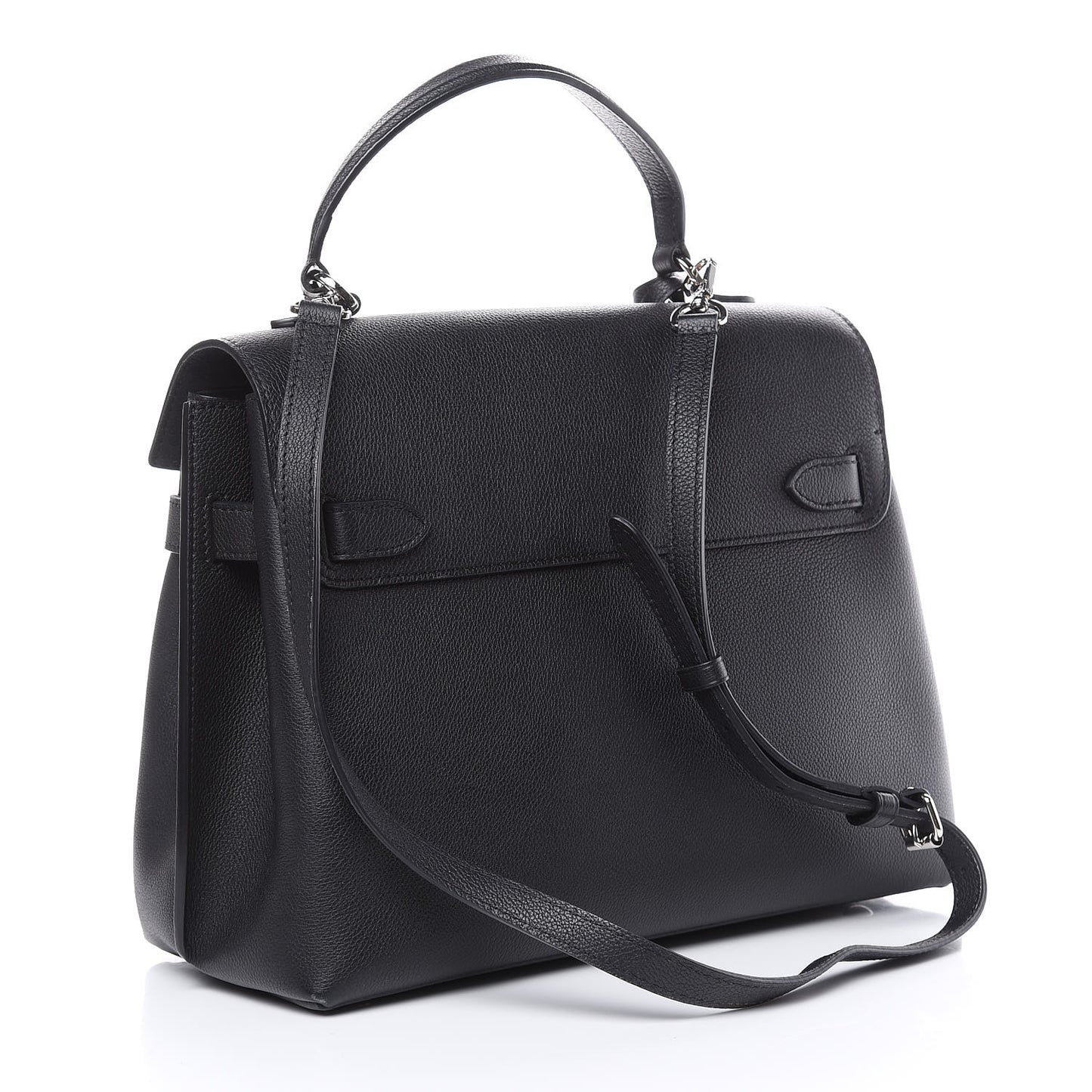 Soft Calfskin Lockme Ever Black