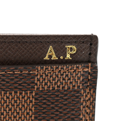 Louis Vuitton Damier Ebene Card Holder 7 of 10