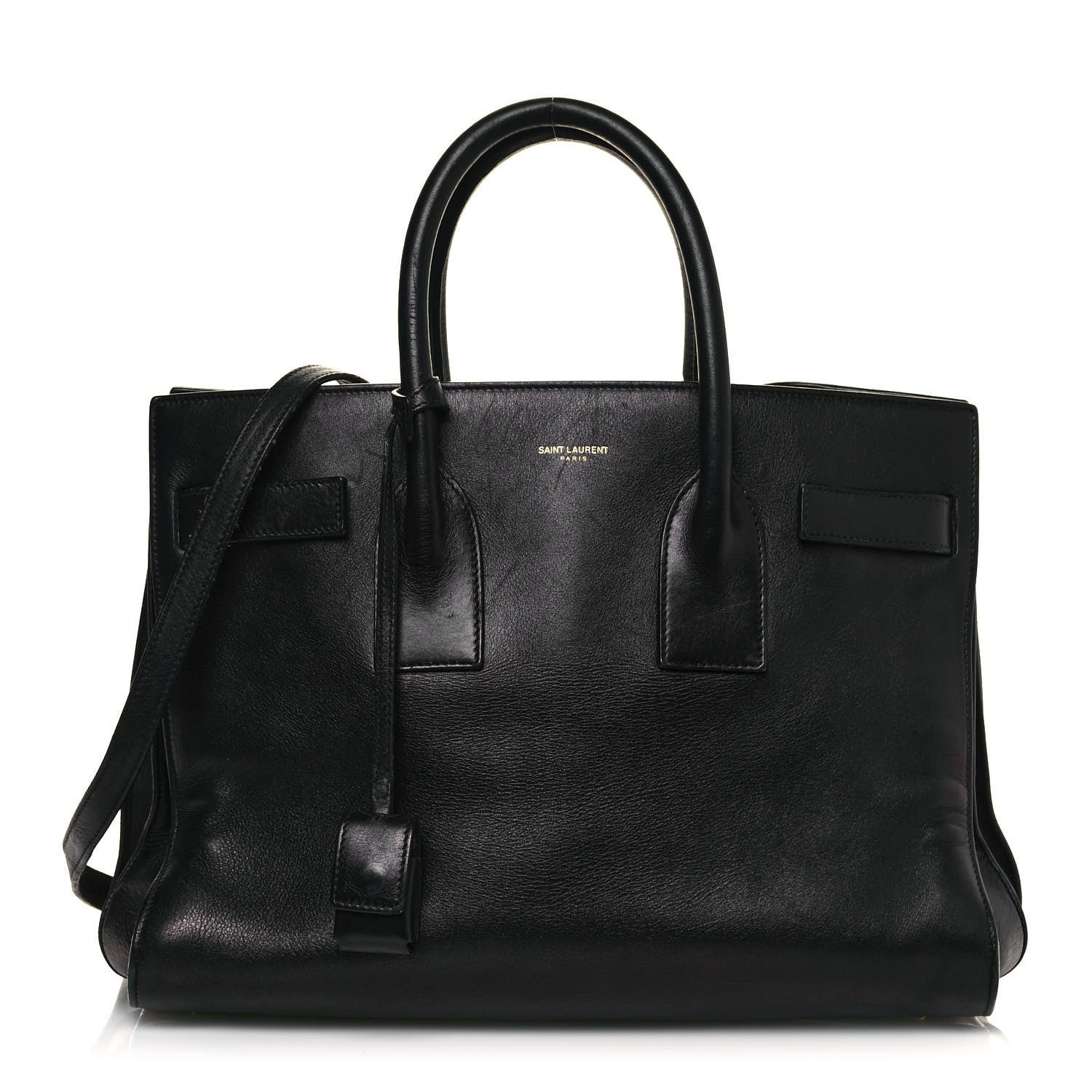 Saint Laurent Calfskin Small Sac De Jour Black 1 of 9