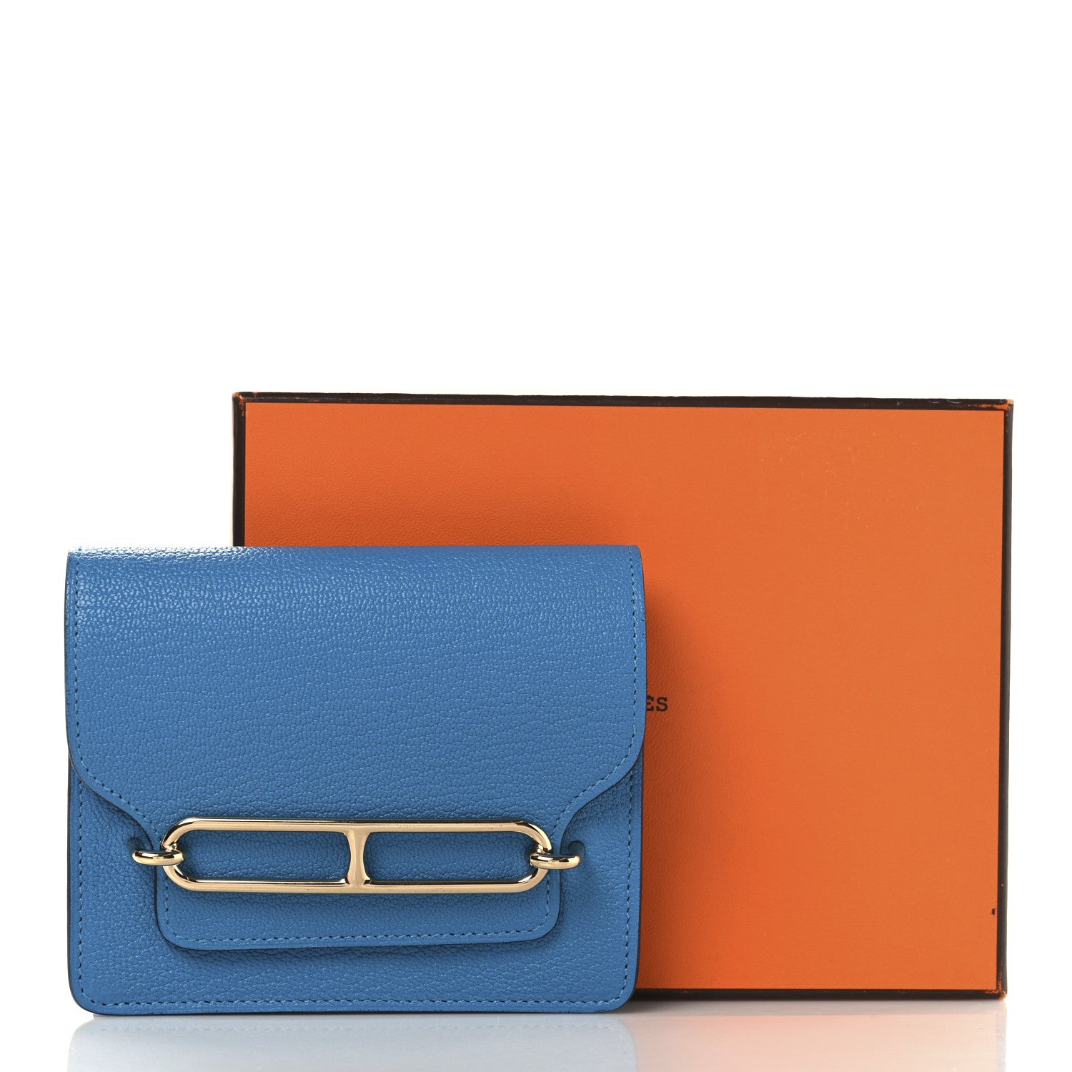 Hermes Evercolor Roulis Slim Wallet Bleu Frida 9 of 9