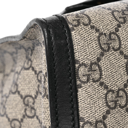 Gucci GG Supreme Monogram Medium Padlock Tote Black 20 of 20