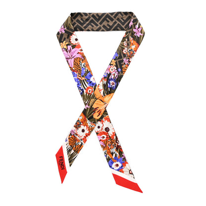 Fendi Silk FF Bandeau Tobacco Multicolor 1 of 3