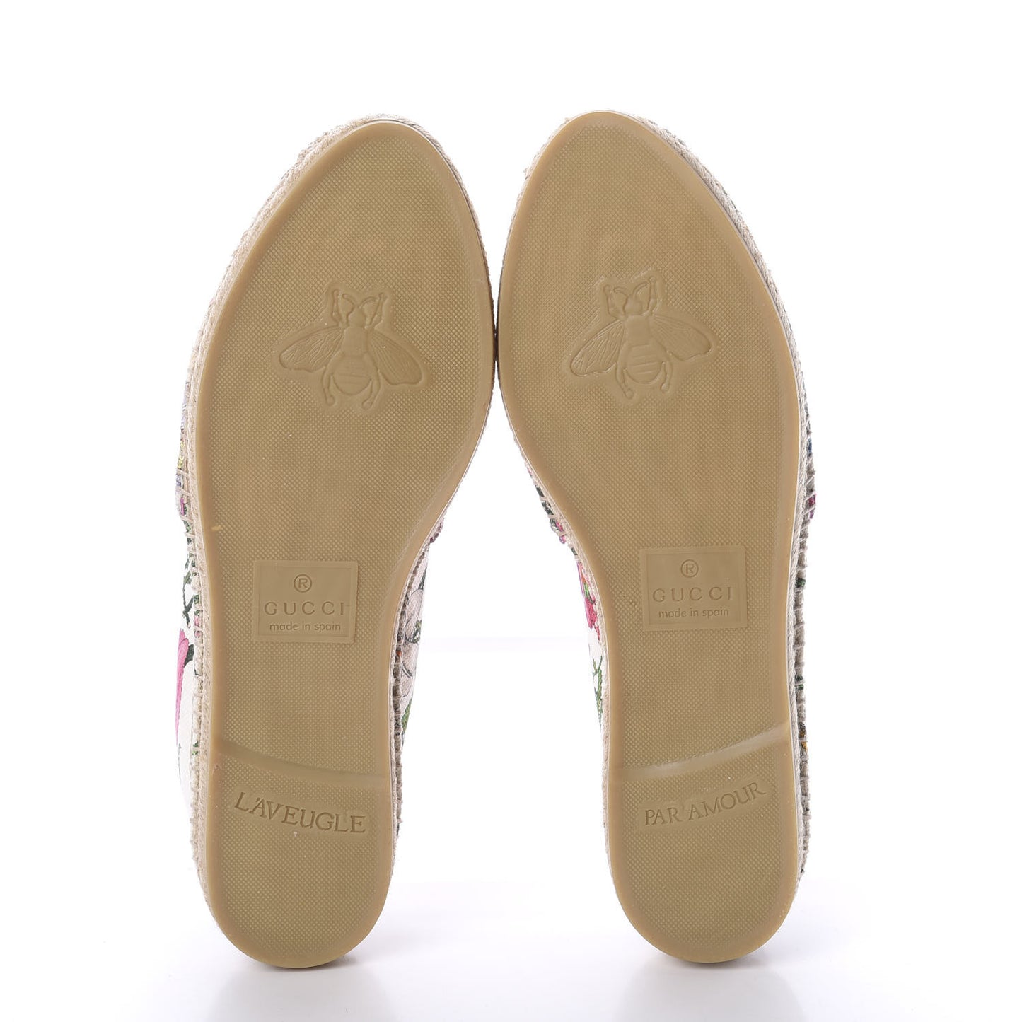 Canvas Flora Print Espadrilles 40 White Multicolor Fuxia