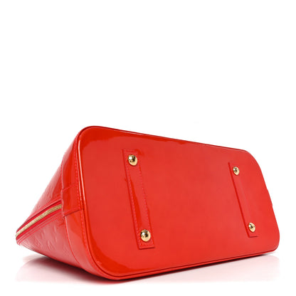Louis Vuitton Vernis Alma GM Rouge Grenadine 4 of 9