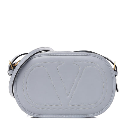 Valentino Garavani Vitello Small Logo Go Crossbody Bag Water Sky 1 of 9