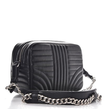 Prada Soft Calfskin Diagramme Crossbody Bag Black 3 of 7