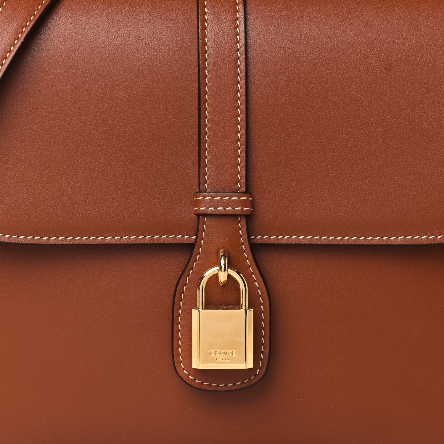 Celine Smooth Calfskin Medium Tabou Tan 8 of 11