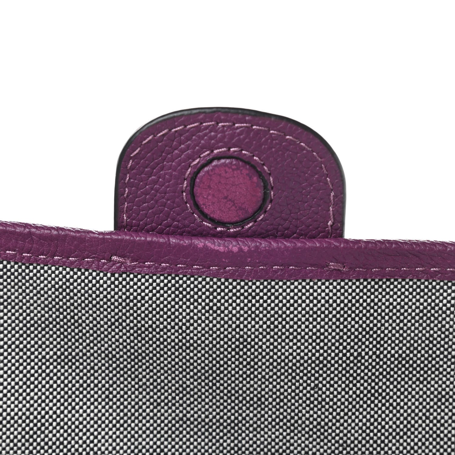 Marc Jacobs Calfskin Interlock Courier Messenger Purple 13 of 14
