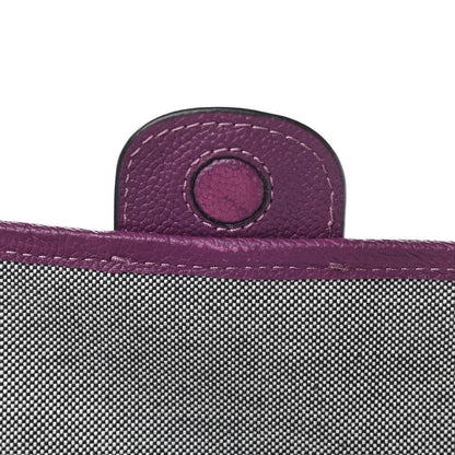 Marc Jacobs Calfskin Interlock Courier Messenger Purple 13 of 14