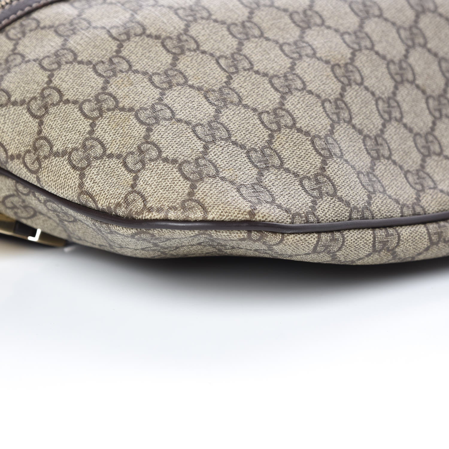 Gucci GG Supreme Monogram Belt Bag Dark Brown 10 of 11