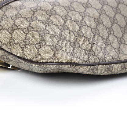 Gucci GG Supreme Monogram Belt Bag Dark Brown 10 of 11