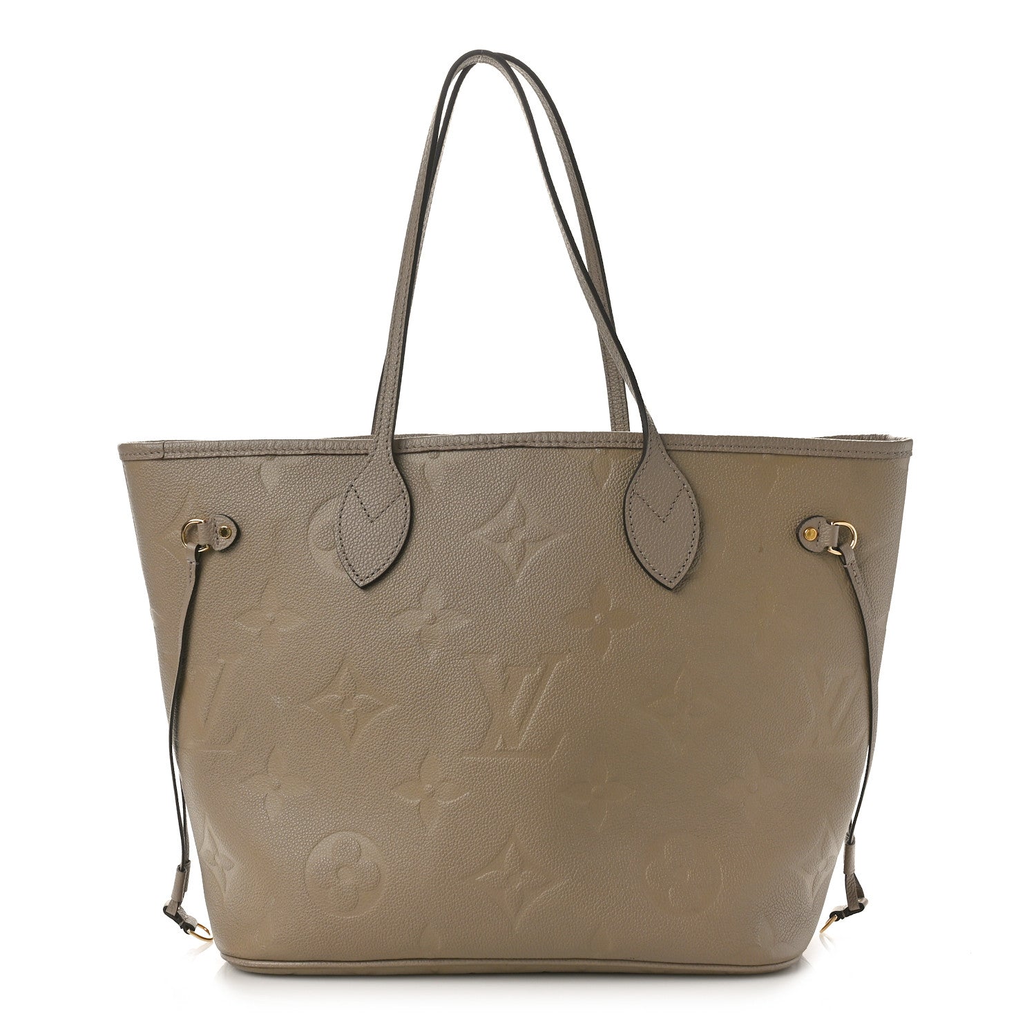 Louis Vuitton Empreinte Monogram Giant Neverfull MM Tourterelle 2 of 9