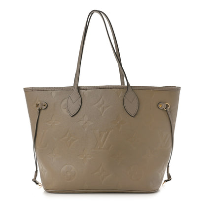 Louis Vuitton Empreinte Monogram Giant Neverfull MM Tourterelle 2 of 9